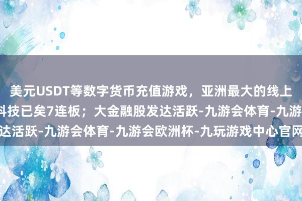 美元USDT等数字货币充值游戏，亚洲最大的线上游戏服务器供应商电光科技已矣7连板；大金融股发达活跃-九游会体育-九游会欧洲杯-九玩游戏中心官网